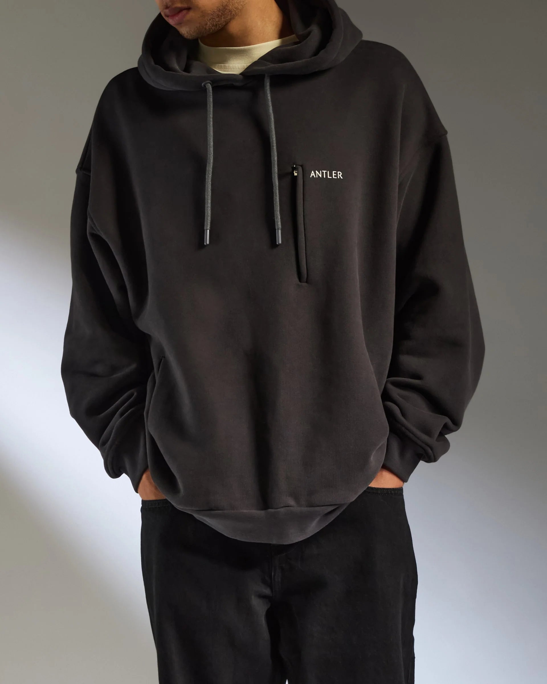 SEM EDITION #8537 Travel Essential Hoodie in Black